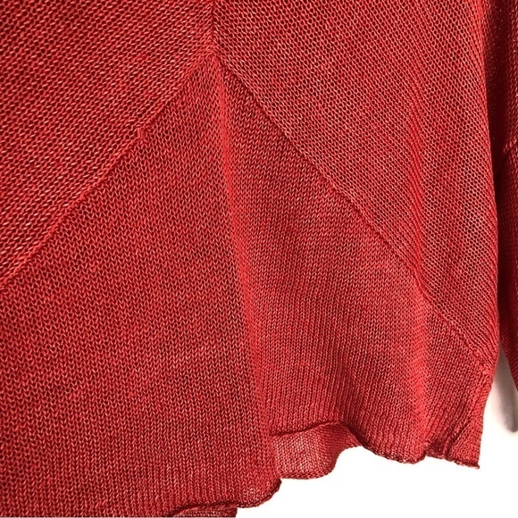 Helmut Lang Linen Oversized Open Knit Sweater - Picture 7 of 12